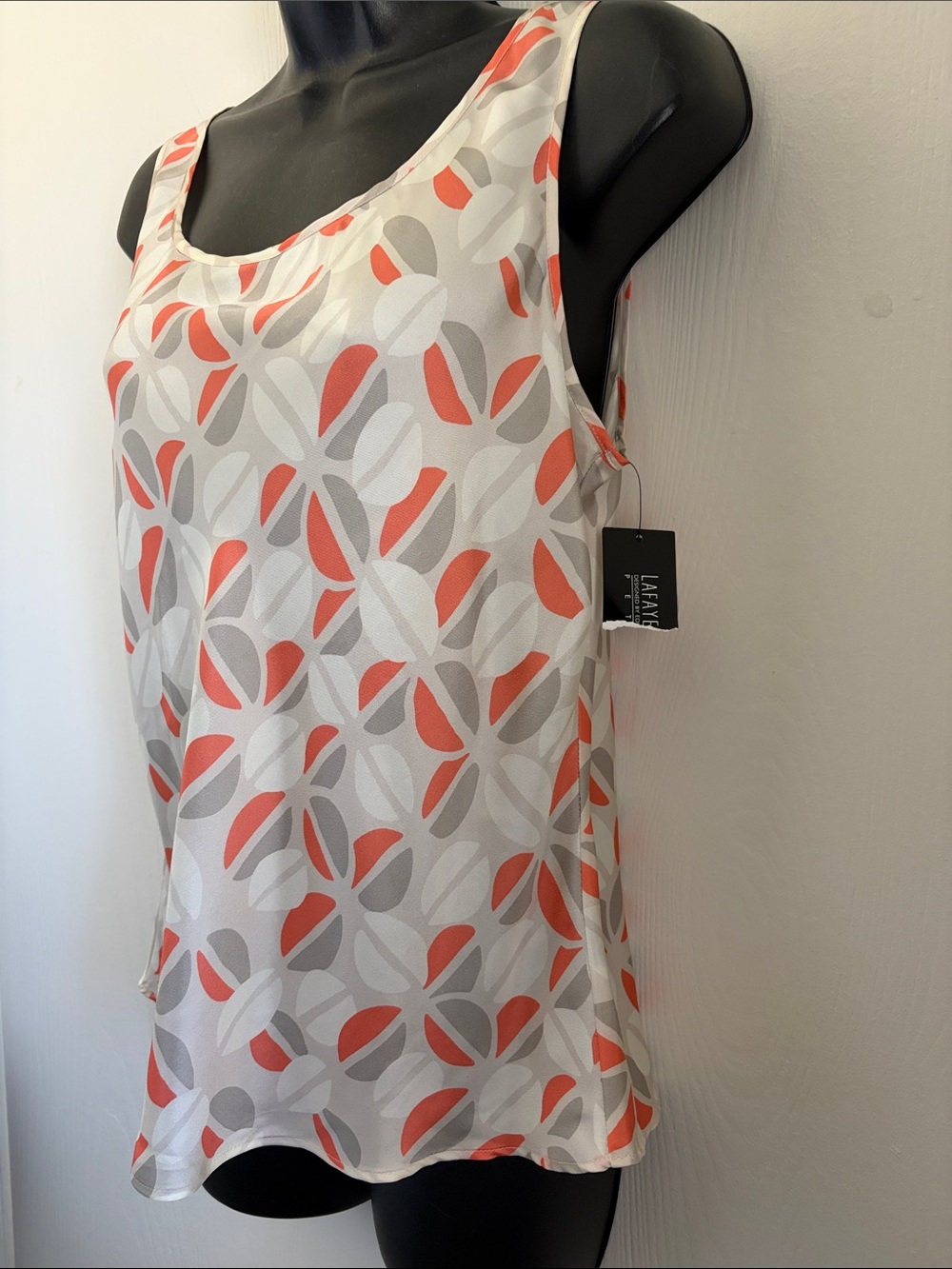 Lafayette 148 New York Silk Blend Tank - Picture 3 of 8